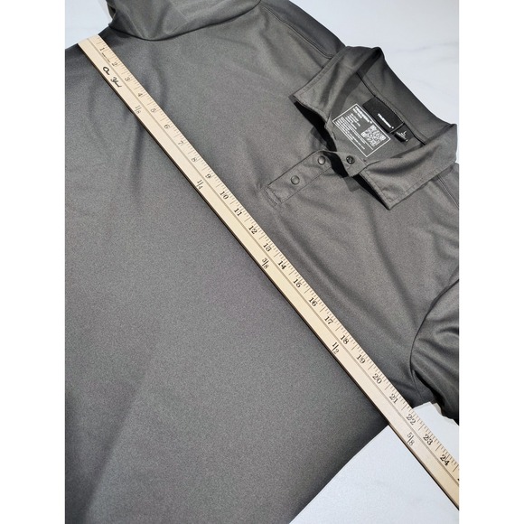 Truewerk Polo Shirt Mens Large Black Tech Snap Up Performance Work Casual - Picture 8 of 9